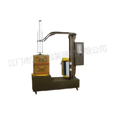 Tray free winding machine
